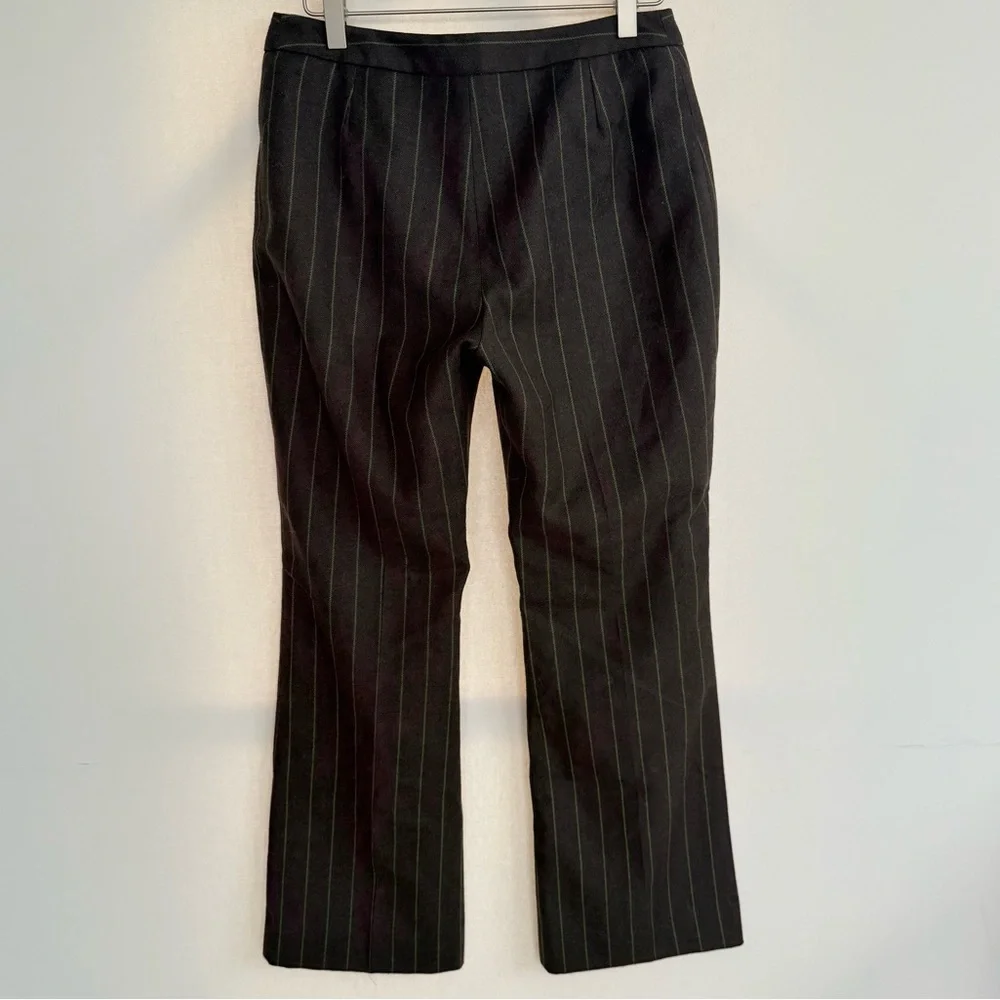 Boden Women’s Wool Blend Trouser Pants Brown and Green size 10R